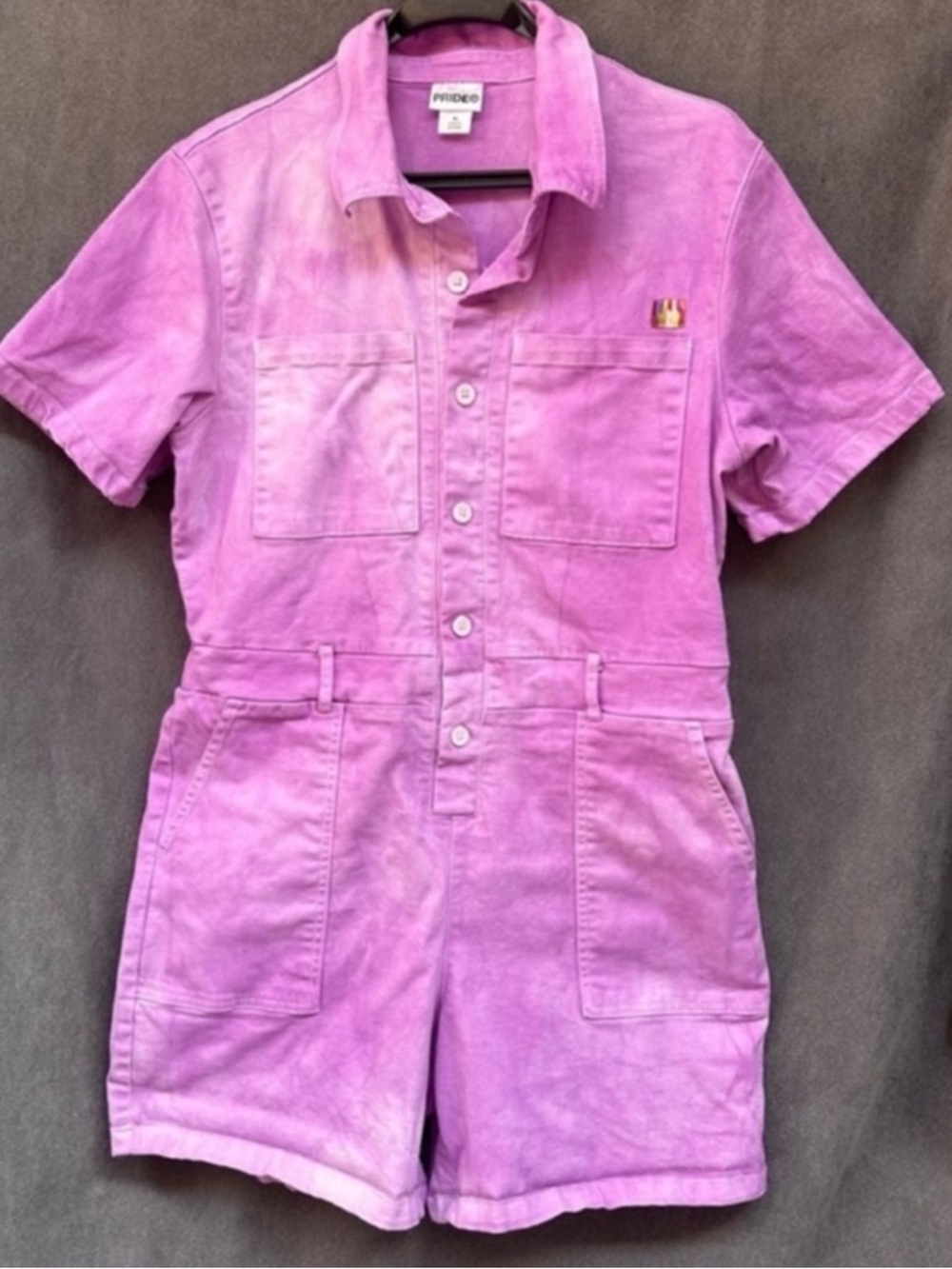Target pride utility romper shorts boiler suit women’s medium